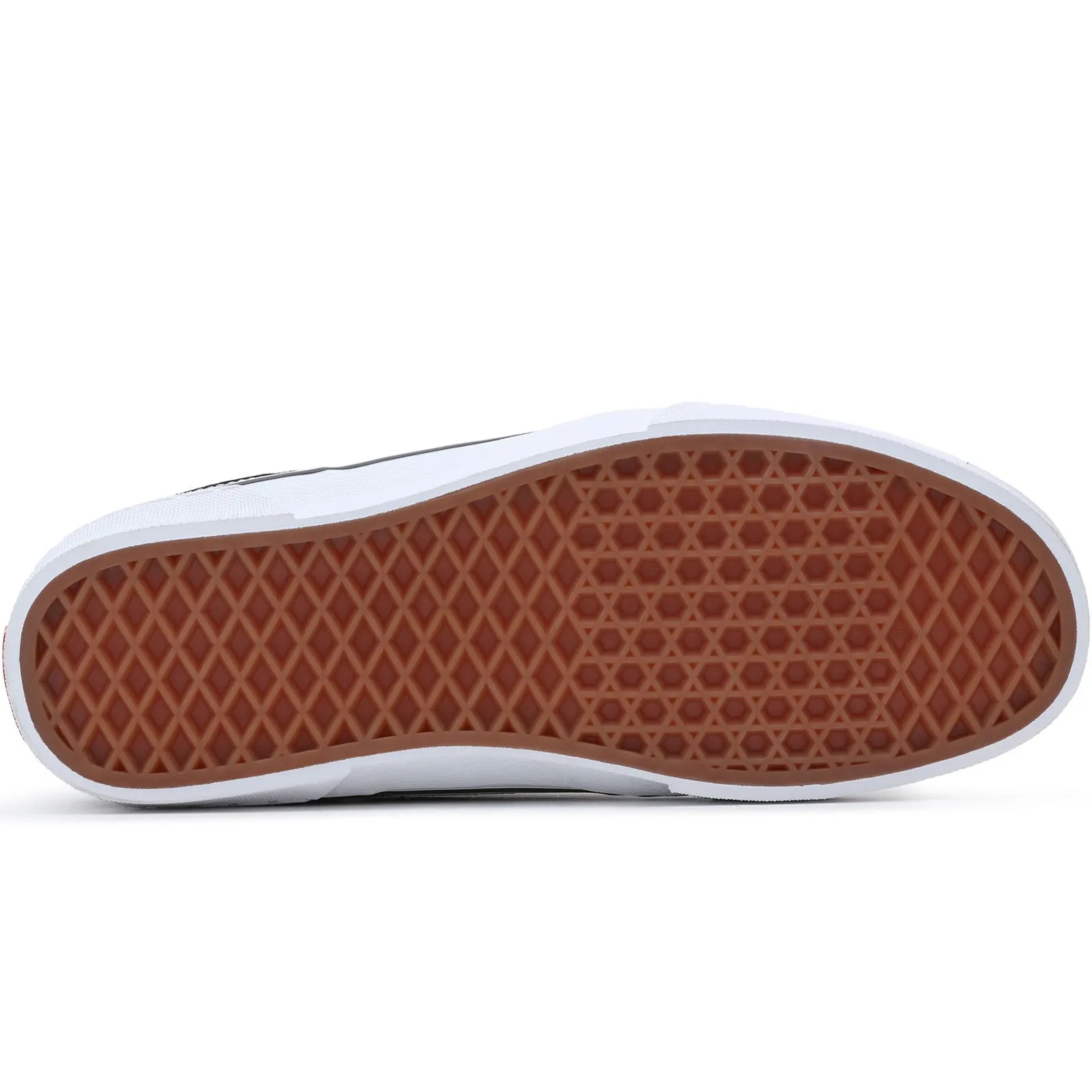 Vans Mens Caldrone Low Rise Canvas Lace Up Trainers  - Black/White