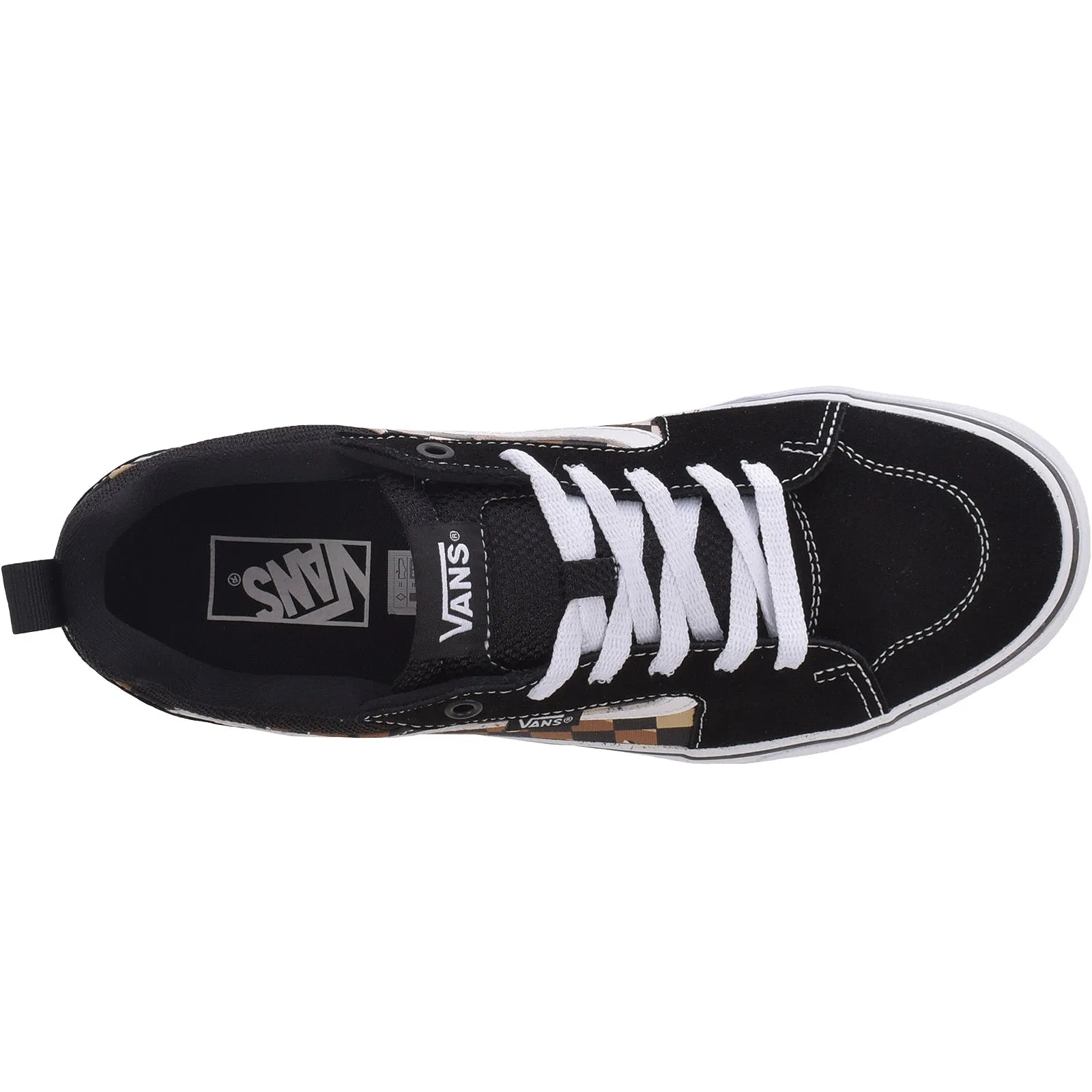 Vans Mens Filmore Checkered Trainers - Black/White
