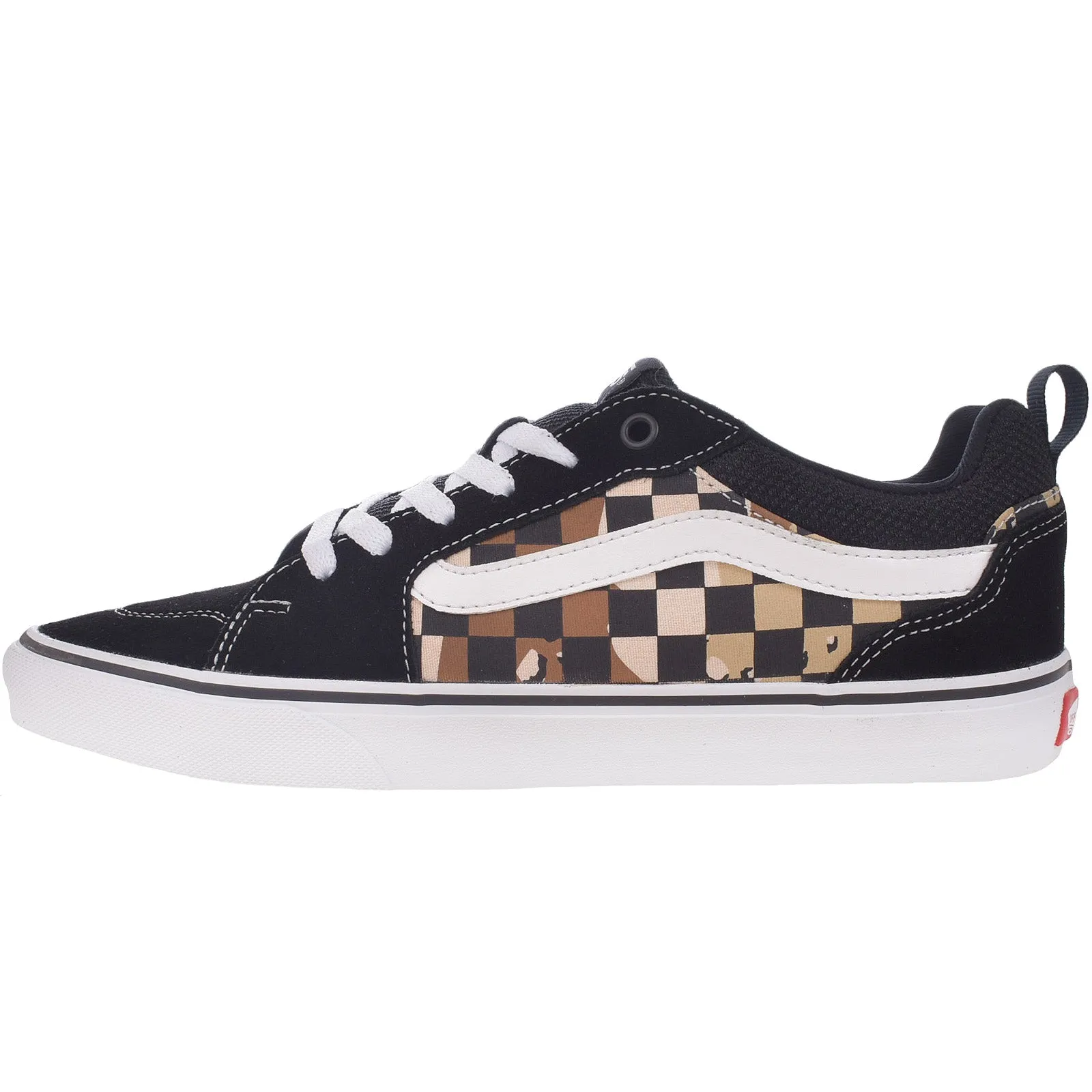 Vans Mens Filmore Checkered Trainers - Black/White
