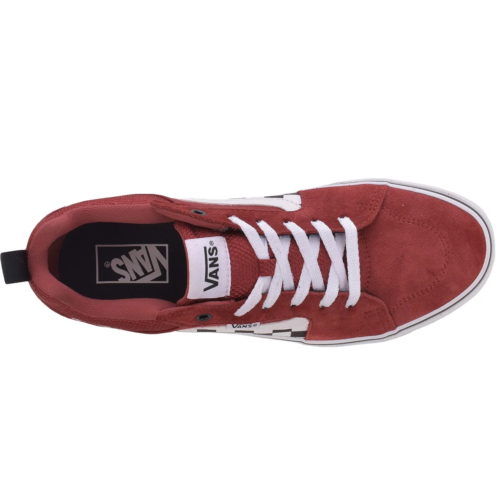 Vans Mens Filmore Checkered Trainers - Rosewood