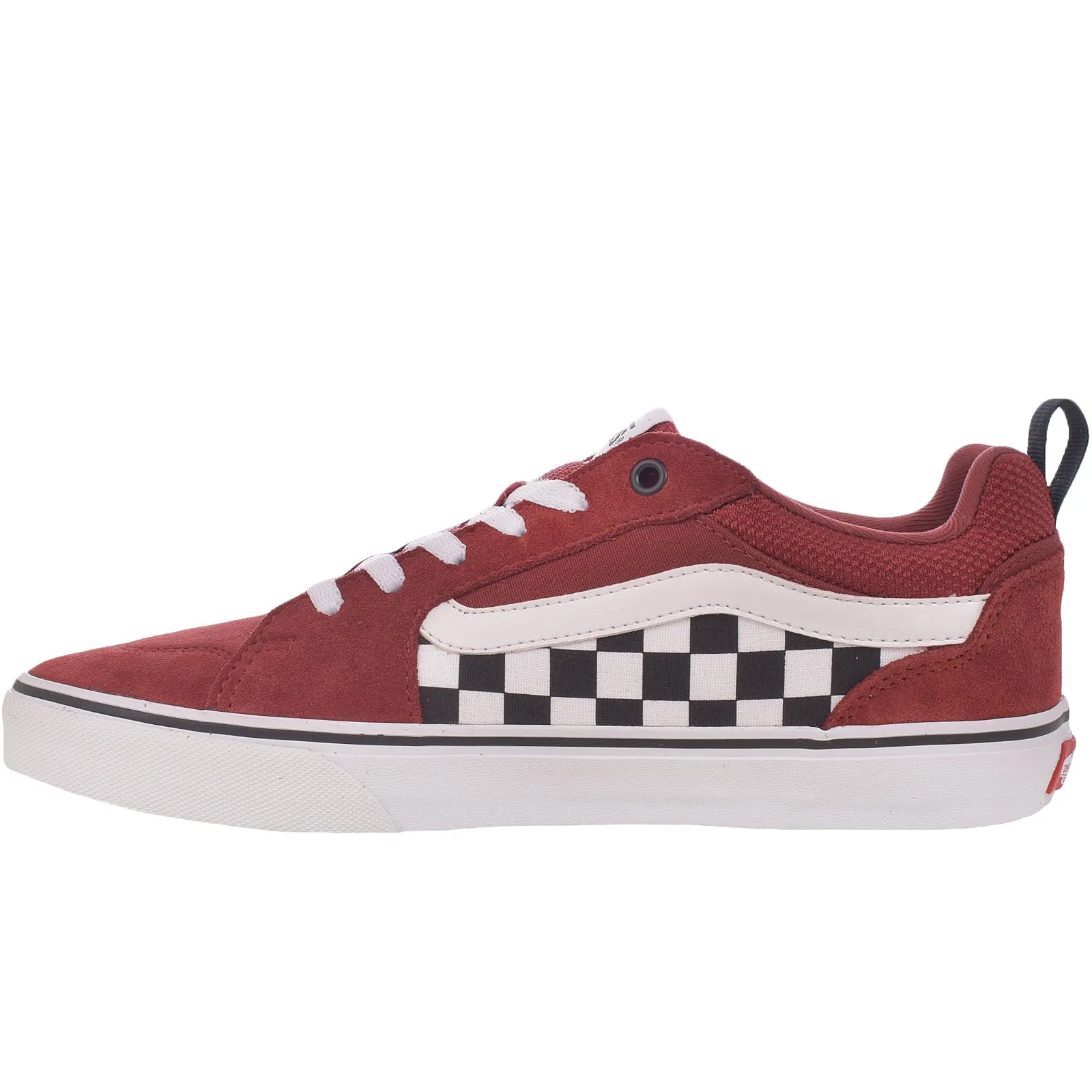Vans Mens Filmore Checkered Trainers - Rosewood