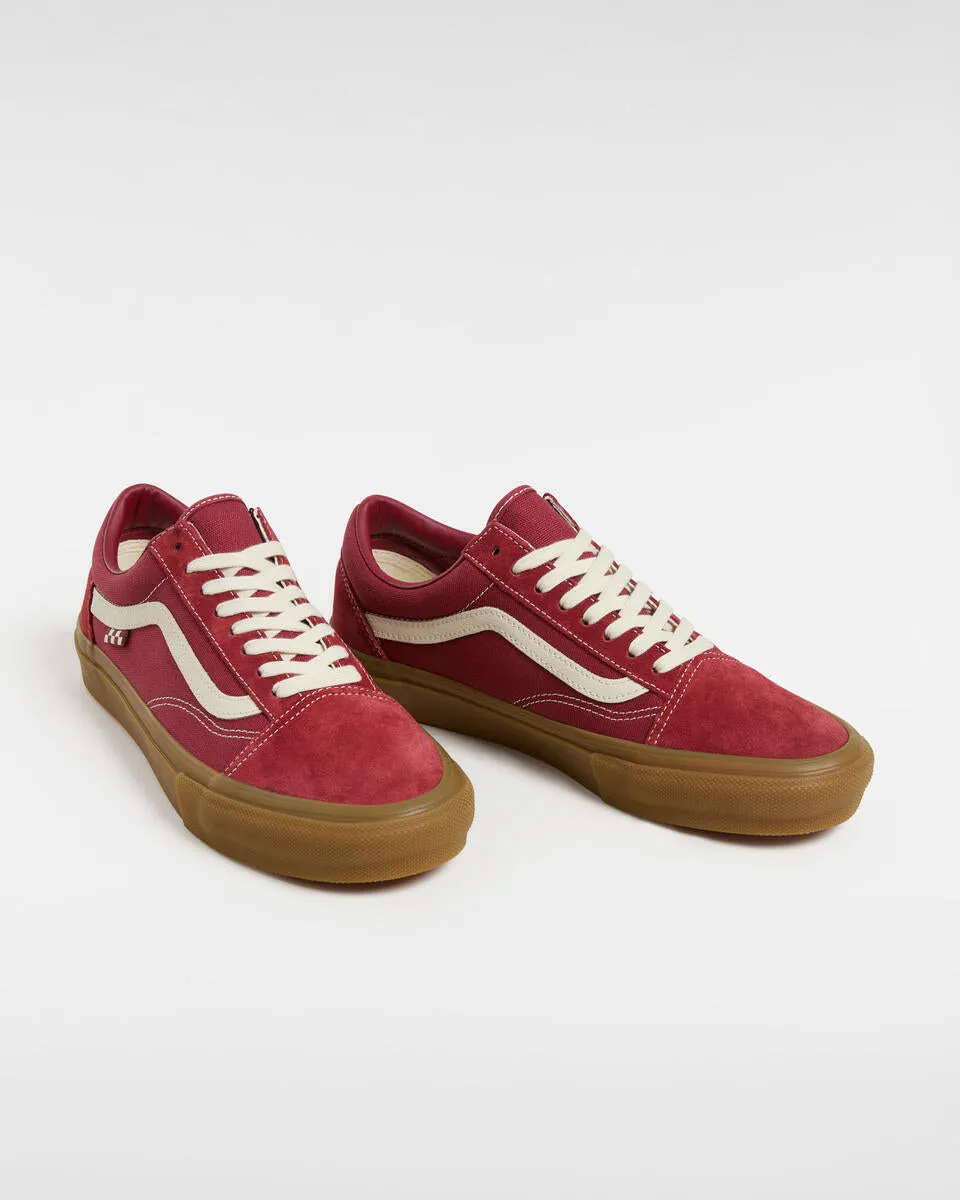Vans Men's Skate Old Skool Shoes Red/Gum VN0A2Z32CI1