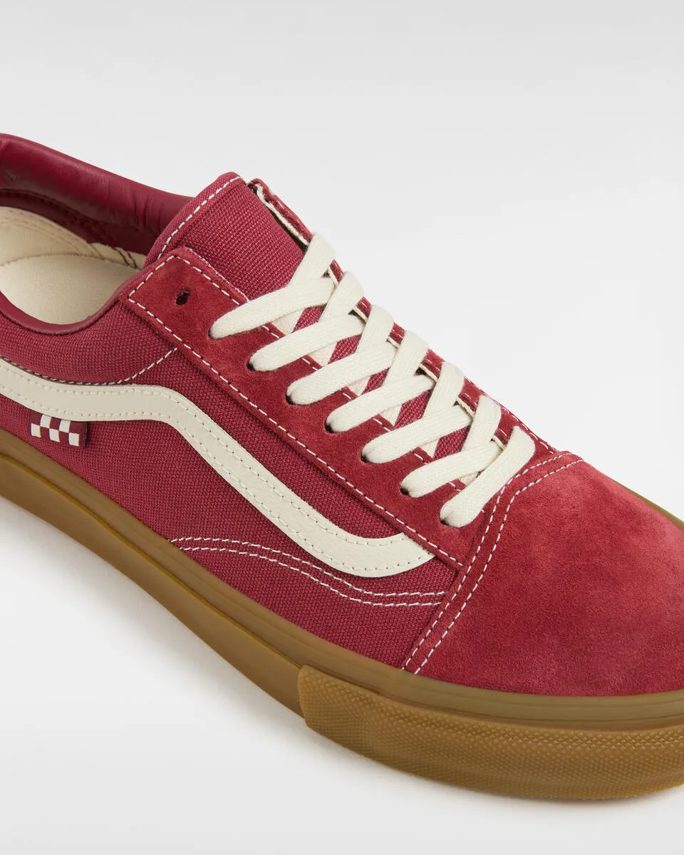 Vans Men's Skate Old Skool Shoes Red/Gum VN0A2Z32CI1