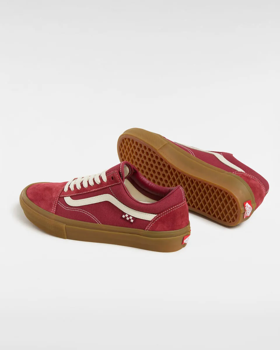 Vans Men's Skate Old Skool Shoes Red/Gum VN0A2Z32CI1