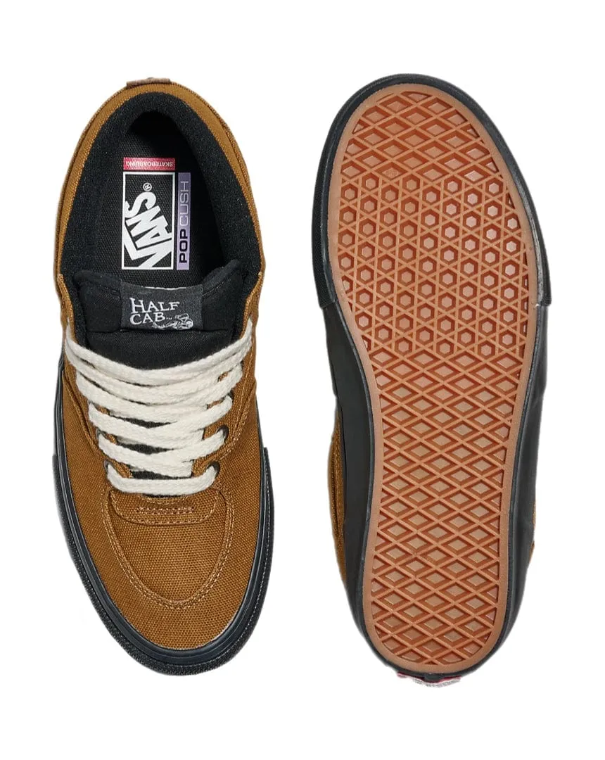 Vans Skate Half Cab - Duck Canvas Golden Brown / Black