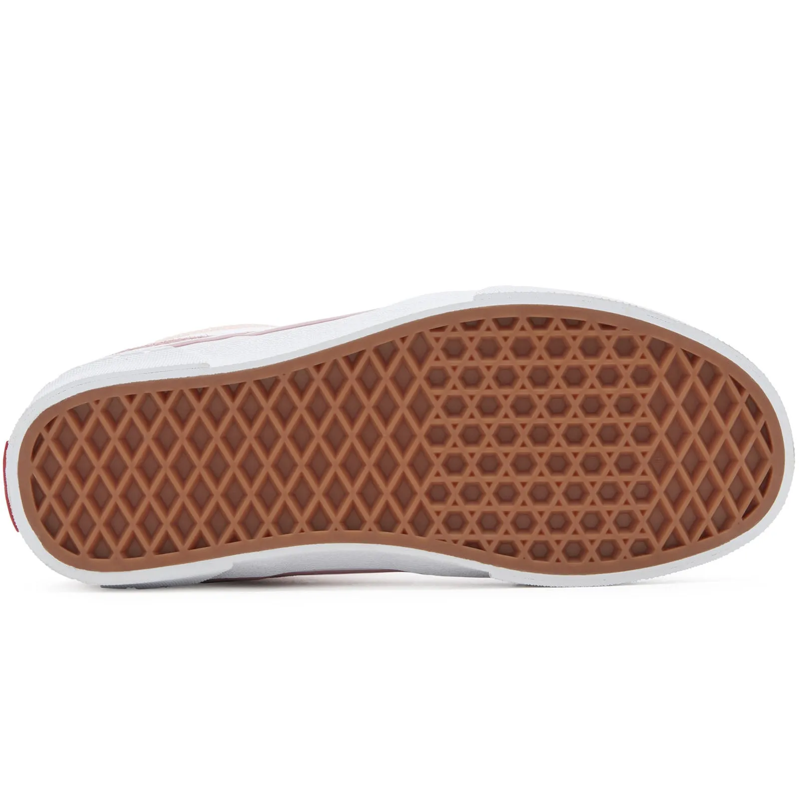 Vans Womens Caldrone Suede Mesh Low Rise Trainers - Mauve