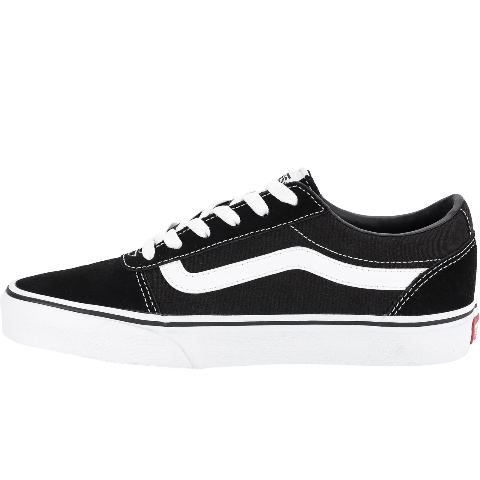 Vans Womens Ward Satin Trainers - Black