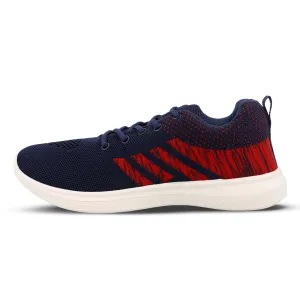 Walkaroo Kids Pull-on Sock Shoes - WS3054 Navy Blue Red