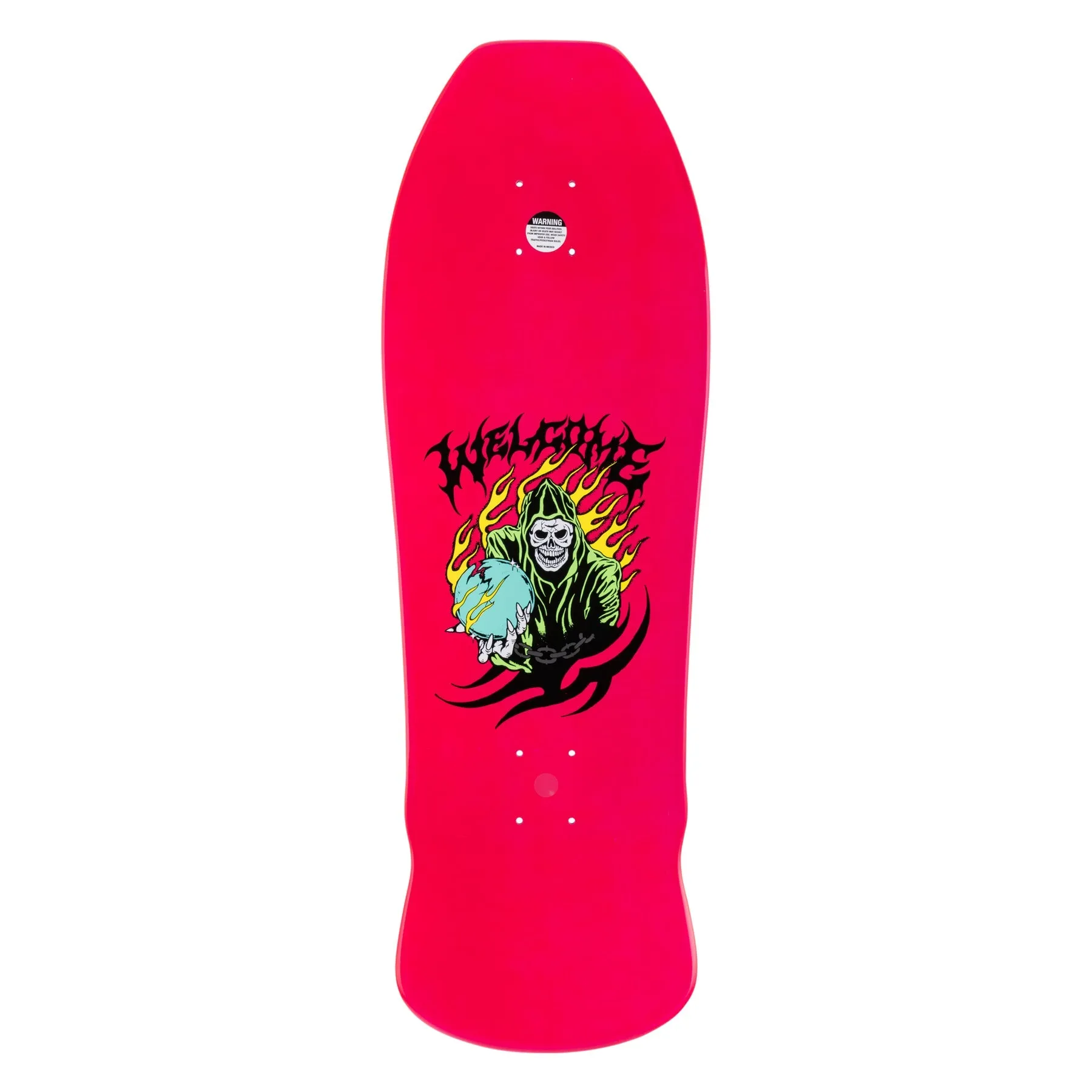 Welcome Skateboards Knight On Early Grab - Neon Pink 10