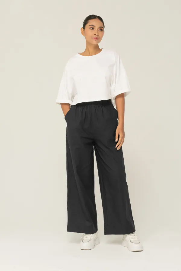 Wide Leg Unisex Linen Pants