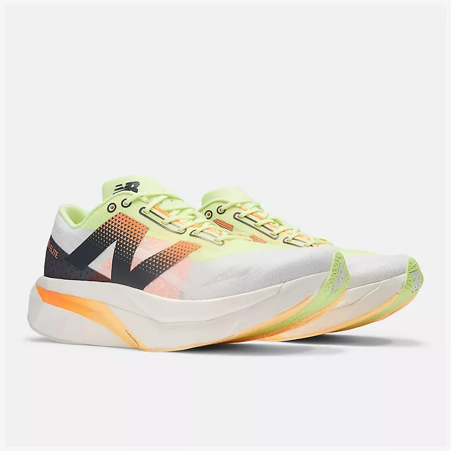 Women's FuelCell SuperComp Elite v4 (White/Bleached Lime Glo)